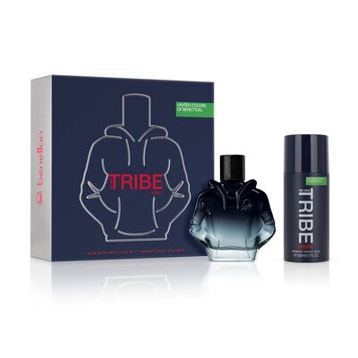 Kit Coffret Benetton We Are Tribe Intense Masculino Eau de Parfum